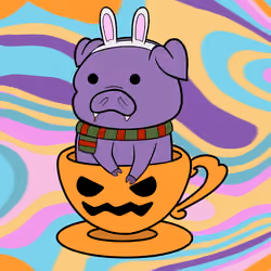 Lucky Teacup Piggy Club #92