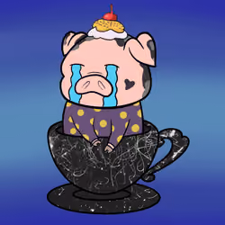 Lucky Teacup Piggy Club #462