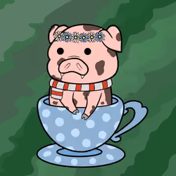 Lucky Teacup Piggy Club #928
