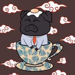 Lucky Teacup Piggy Club #2580