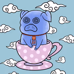 Lucky Teacup Piggy Club #1685