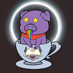 Lucky Teacup Piggy Club #2572