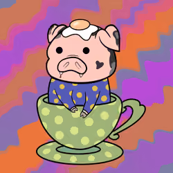 Lucky Teacup Piggy Club #403