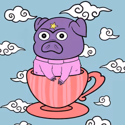 Lucky Teacup Piggy Club #1569