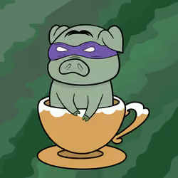 Lucky Teacup Piggy Club #1837