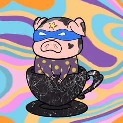 Lucky Teacup Piggy Club #1381