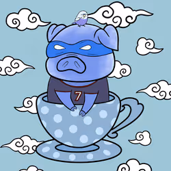 Lucky Teacup Piggy Club #1847