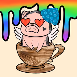 Lucky Teacup Piggy Club #1771