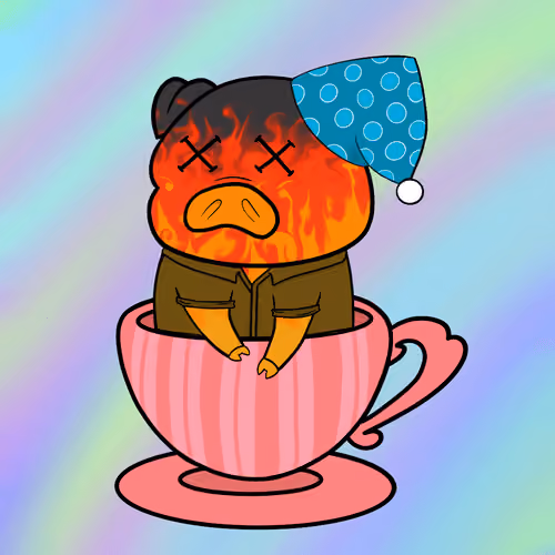 Lucky Teacup Piggy Club #803