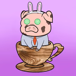 Lucky Teacup Piggy Club #2227