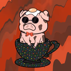 Lucky Teacup Piggy Club #2117