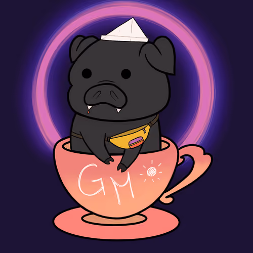 Lucky Teacup Piggy Club #1369
