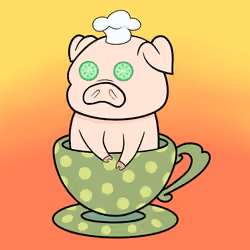 Lucky Teacup Piggy Club #1400