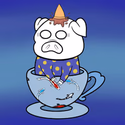 Lucky Teacup Piggy Club #701
