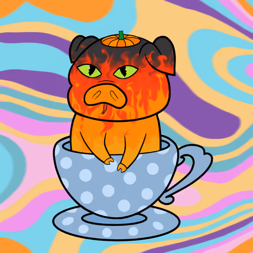 Lucky Teacup Piggy Club #1010