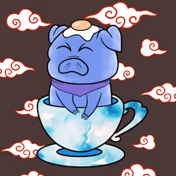 Lucky Teacup Piggy Club #93