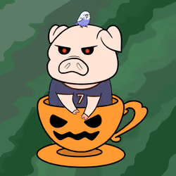 Lucky Teacup Piggy Club #2501