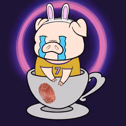 Lucky Teacup Piggy Club #875