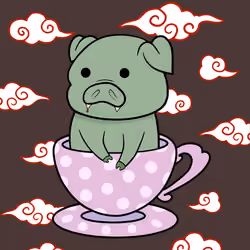 Lucky Teacup Piggy Club #2414
