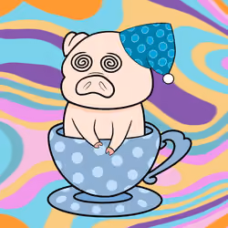 Lucky Teacup Piggy Club #410
