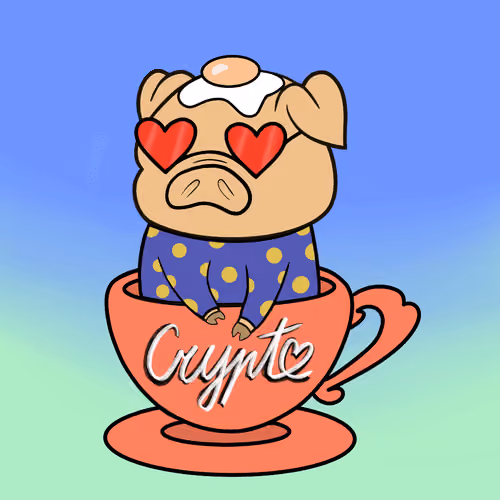 Lucky Teacup Piggy Club #2480