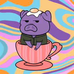Lucky Teacup Piggy Club #2162
