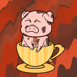 Lucky Teacup Piggy Club #2479