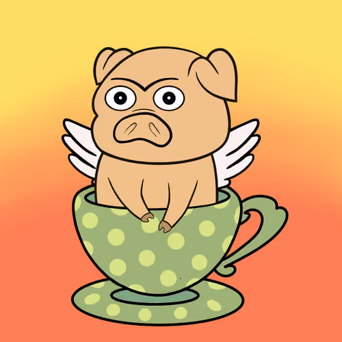 Lucky Teacup Piggy Club #896