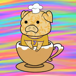 Lucky Teacup Piggy Club #2157