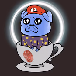Lucky Teacup Piggy Club #915