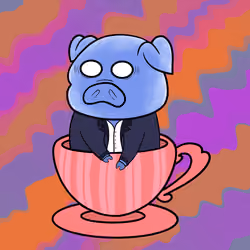Lucky Teacup Piggy Club #2145