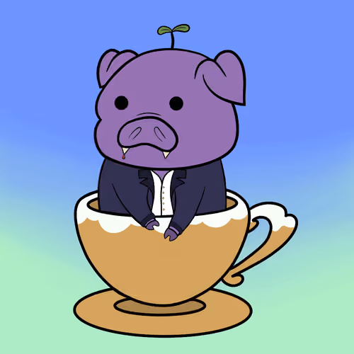 Lucky Teacup Piggy Club #705