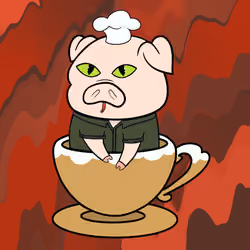 Lucky Teacup Piggy Club #617