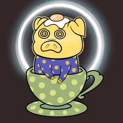 Lucky Teacup Piggy Club #409
