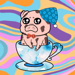 Lucky Teacup Piggy Club #1383