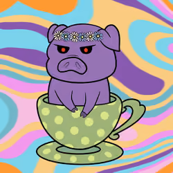 Lucky Teacup Piggy Club #887