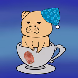 Lucky Teacup Piggy Club #427