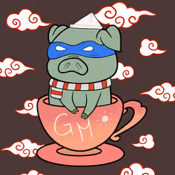 Lucky Teacup Piggy Club #1717