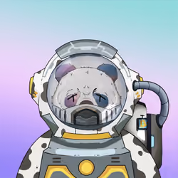 Panda Astronaut Club #900