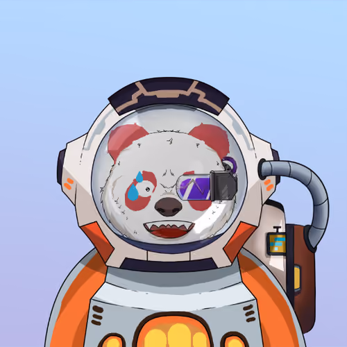 Panda Astronaut Club #168
