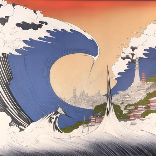 Tsunami Destroyed The Village #669
