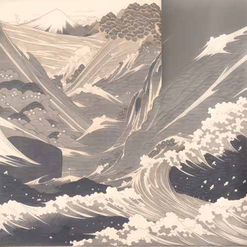 Tsunami Destroyed The Village