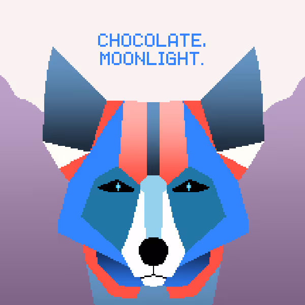 Chocolate, moonlight.