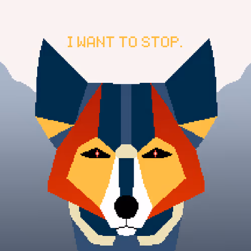 I want to stop.