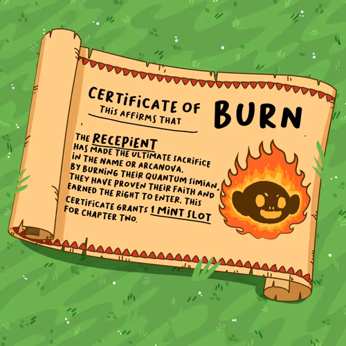 Certificate Of Burn 28942190