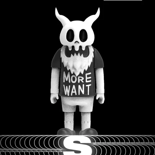 S Demon King Figure (Black & White Ver.) S031