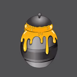 Fancy Honey Jar #4086