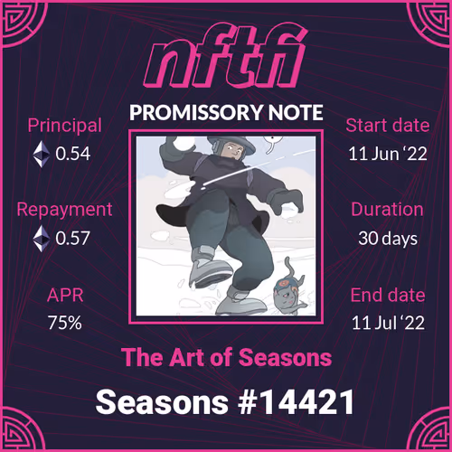 Nftfi Promissory Note V3