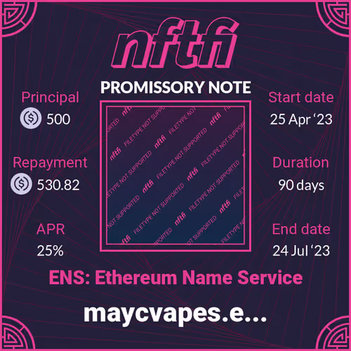 Nftfi Promissory Note V3