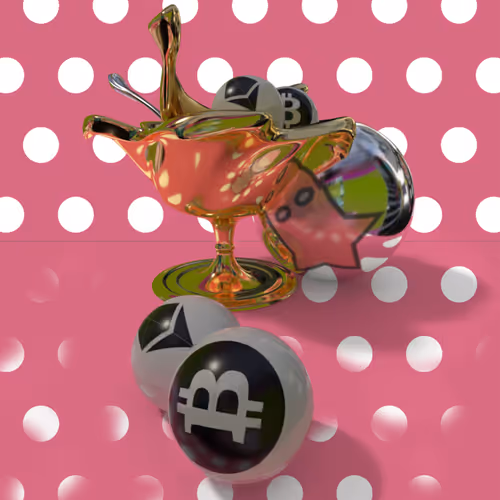 Gold and Balls and Pink and a Banana